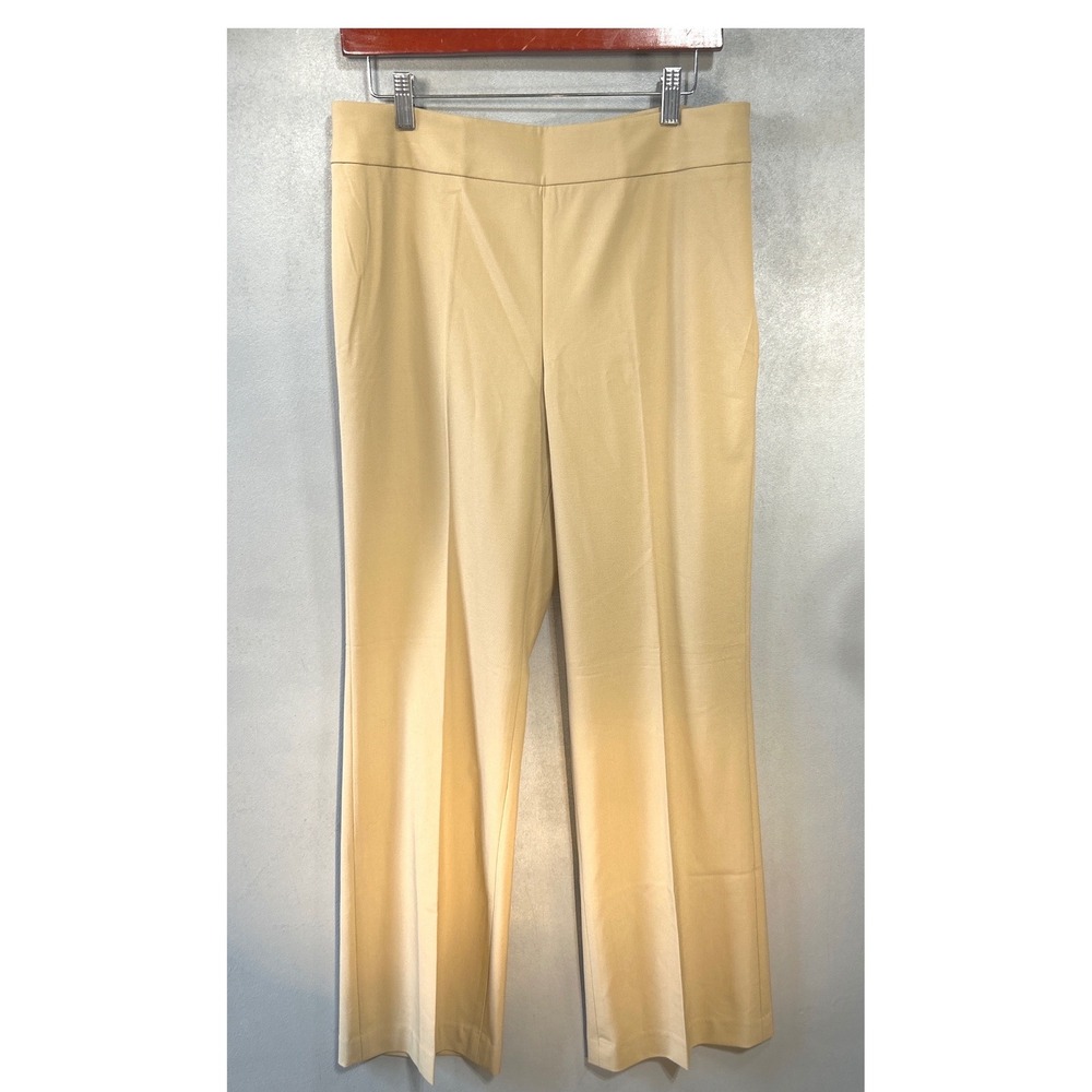 Talbots Heritage Fit Tan Side Zip Trousers Pants NWT Size 10 Dress Slacks Beige